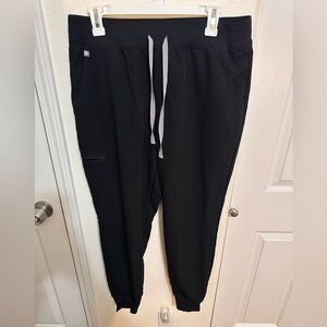 Figs- womens black joggers (large)